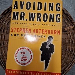 SOLD- Avoiding Mr. Wrong Book